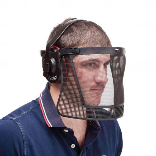 LIBUS PROTECTOR FACIAL MALLA METALICA + AUDITIVO