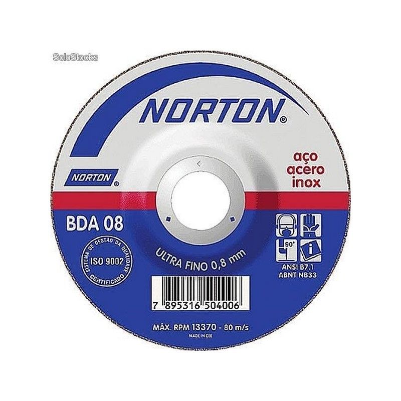 NORTON DISCO CORTE NORSPEED 115 X 0.8 MM